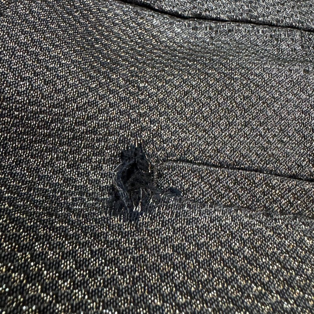 Banana Republic Sloan Metallic Slim Fit Ankle Pants Women 2 Gold Bronze Textured - Picture 14 of 16